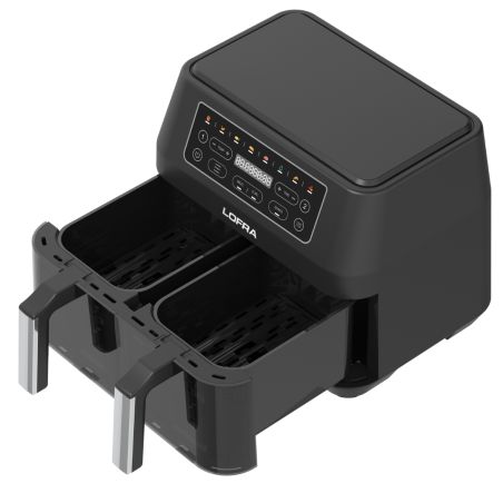 Airfryer Lofra friteuse à air chaud 2 tiroirs horizontaux IAANM82T8/1