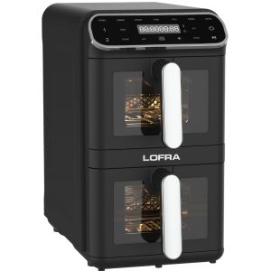 Airfryer Lofra friteuse à air chaud 2 tiroirs verticaux IAANM112T9/1