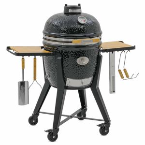 Barbecue Kamado Monolith TWO.66 sur chariot Noir 52 cm
