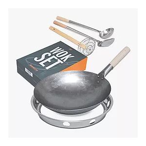 Set pour Wok au Barbecue Monolith 46 cm Inox