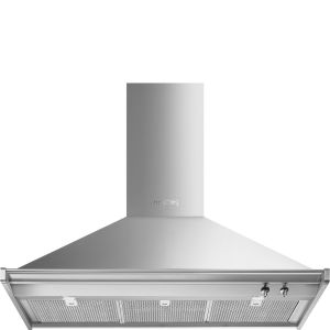 Hotte décorative murale SMEG KD100HXE 100cm Inox
