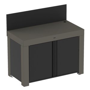 Meuble plancha ENO FELIX Gris cargo