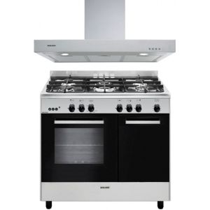 Cuisinière butanette Glem GA960PCGIX 90cm Mixte