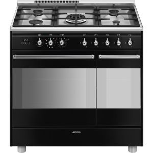 Piano de cuisson mixte SMEG Classica 90 cm - Pyrolyse