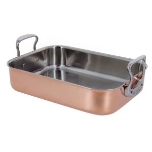 Plat à rotir 35X25cm Cuivre Trimetal DE BUYER 6427.35
