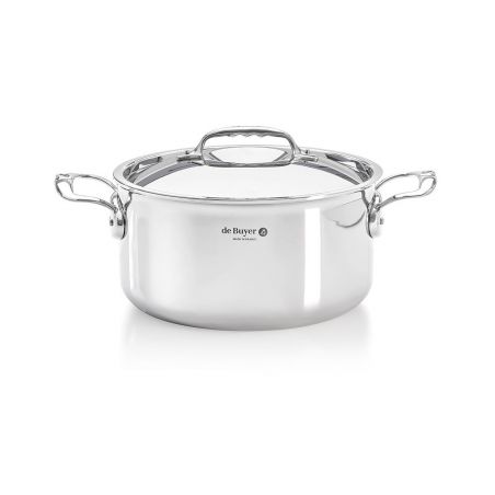 Faitout Ø24CM Affinity avec couvercle tout inoxDE BUYER 3742.24