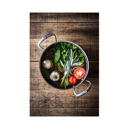 Faitout Ø24CM Affinity avec couvercle tout inoxDE BUYER 3742.24