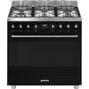 Piano de cuisson SMEG 90 cm Mixte C9GMN9-1