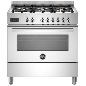 Piano de cuisson BERTAZZONI Professional 90 cm 1 four Mixte