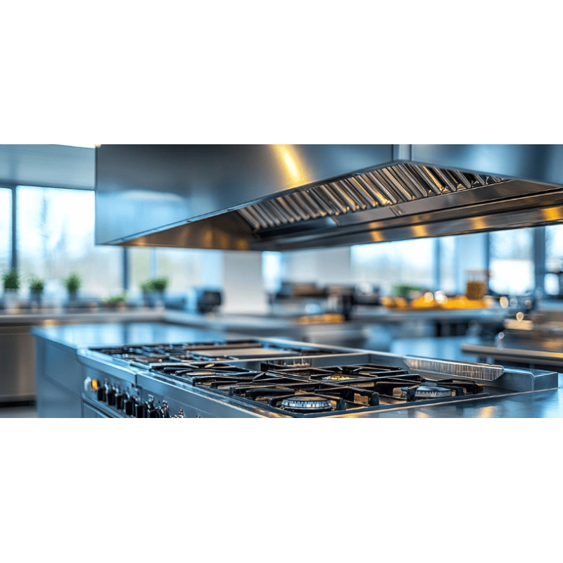 Hotte cuisine murale inox professionnelle